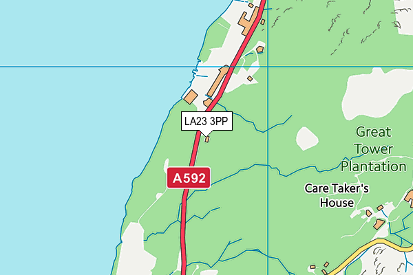 LA23 3PP map - OS VectorMap District (Ordnance Survey) LA23 3PP map - OS VectorMap District (Ordnance Survey)