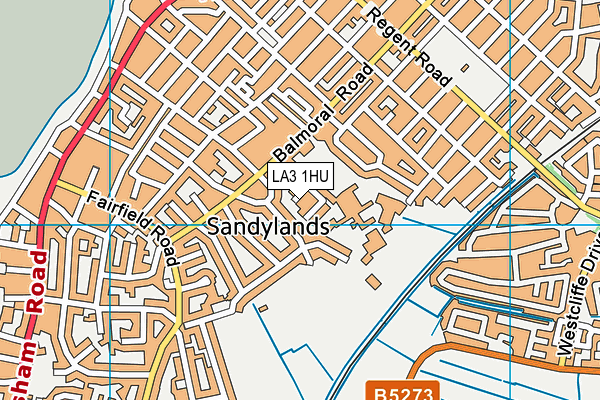 LA3 1HU map - OS VectorMap District (Ordnance Survey) LA3 1HU map - OS VectorMap District (Ordnance Survey)