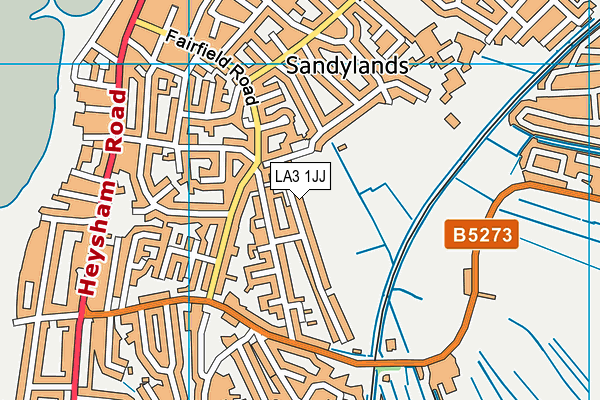 LA3 1JJ map - OS VectorMap District (Ordnance Survey) LA3 1JJ map - OS VectorMap District (Ordnance Survey)