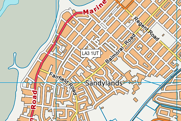 LA3 1UT map - OS VectorMap District (Ordnance Survey) LA3 1UT map - OS VectorMap District (Ordnance Survey)