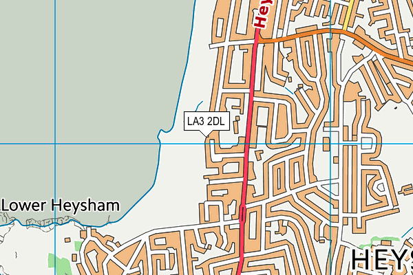 LA3 2DL map - OS VectorMap District (Ordnance Survey) LA3 2DL map - OS VectorMap District (Ordnance Survey)