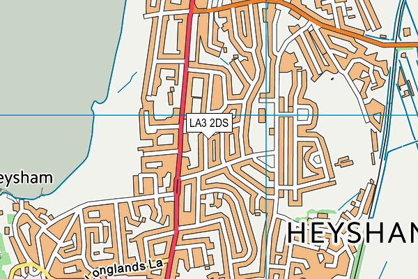 LA3 2DS map - OS VectorMap District (Ordnance Survey) LA3 2DS map - OS VectorMap District (Ordnance Survey)