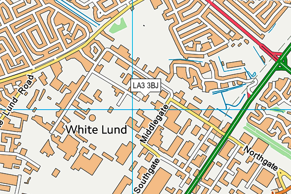LA3 3BJ map - OS VectorMap District (Ordnance Survey) LA3 3BJ map - OS VectorMap District (Ordnance Survey)