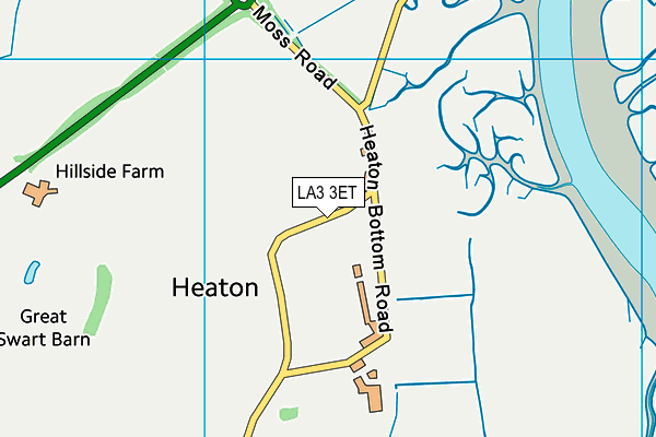 LA3 3ET map - OS VectorMap District (Ordnance Survey) LA3 3ET map - OS VectorMap District (Ordnance Survey)