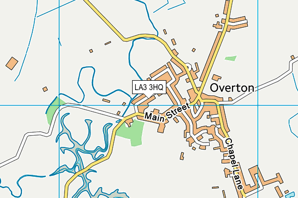 LA3 3HQ map - OS VectorMap District (Ordnance Survey) LA3 3HQ map - OS VectorMap District (Ordnance Survey)