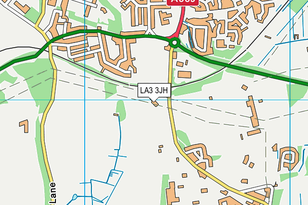 LA3 3JH map - OS VectorMap District (Ordnance Survey) LA3 3JH map - OS VectorMap District (Ordnance Survey)