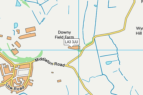 LA3 3JU map - OS VectorMap District (Ordnance Survey) LA3 3JU map - OS VectorMap District (Ordnance Survey)