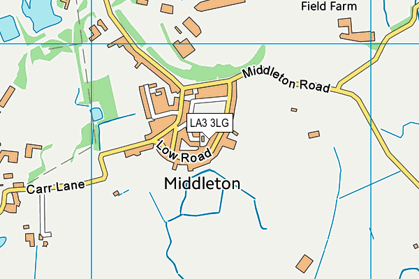LA3 3LG map - OS VectorMap District (Ordnance Survey) LA3 3LG map - OS VectorMap District (Ordnance Survey)