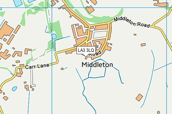 LA3 3LQ map - OS VectorMap District (Ordnance Survey) LA3 3LQ map - OS VectorMap District (Ordnance Survey)