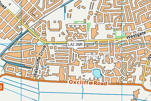 LA3 3NR map - OS VectorMap District (Ordnance Survey) LA3 3NR map - OS VectorMap District (Ordnance Survey)