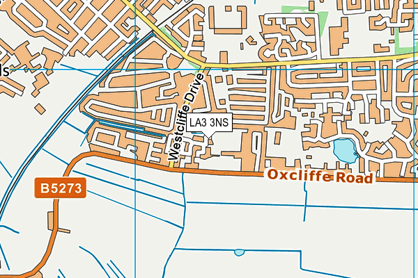 LA3 3NS map - OS VectorMap District (Ordnance Survey) LA3 3NS map - OS VectorMap District (Ordnance Survey)