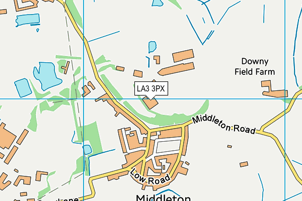 LA3 3PX map - OS VectorMap District (Ordnance Survey) LA3 3PX map - OS VectorMap District (Ordnance Survey)