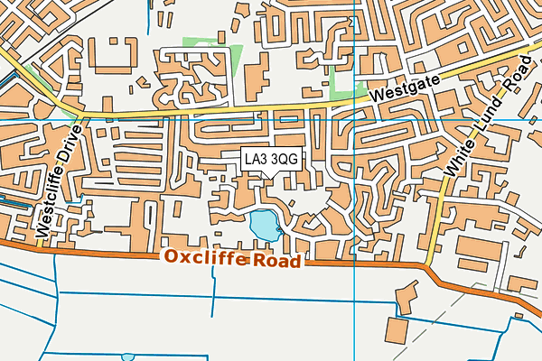 LA3 3QG map - OS VectorMap District (Ordnance Survey) LA3 3QG map - OS VectorMap District (Ordnance Survey)