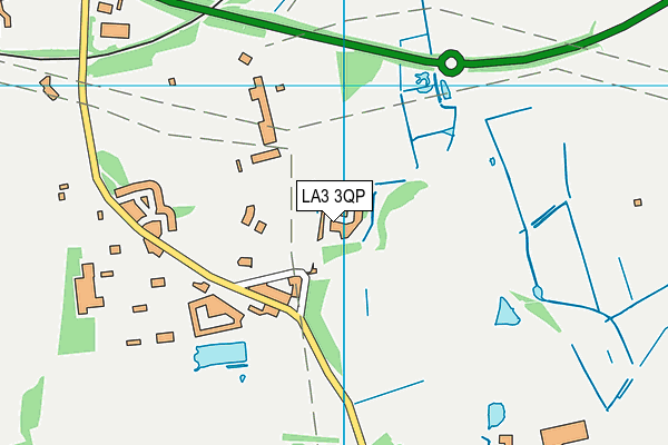 LA3 3QP map - OS VectorMap District (Ordnance Survey) LA3 3QP map - OS VectorMap District (Ordnance Survey)