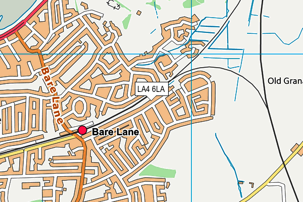 LA4 6LA map - OS VectorMap District (Ordnance Survey) LA4 6LA map - OS VectorMap District (Ordnance Survey)