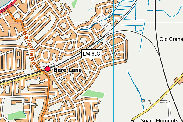 LA4 6LG map - OS VectorMap District (Ordnance Survey) LA4 6LG map - OS VectorMap District (Ordnance Survey)