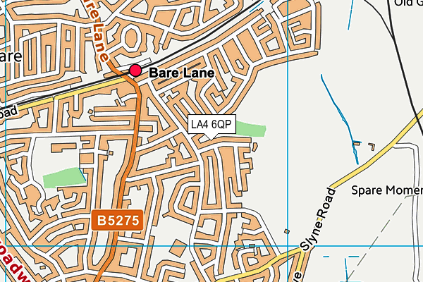LA4 6QP map - OS VectorMap District (Ordnance Survey) LA4 6QP map - OS VectorMap District (Ordnance Survey)