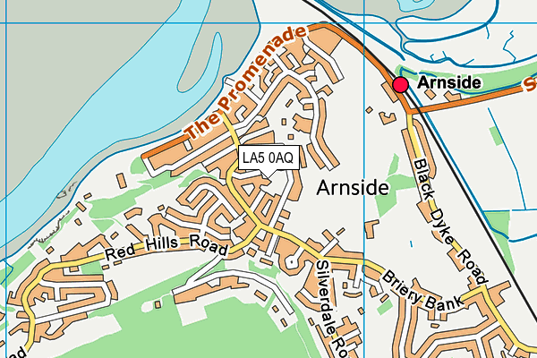 LA5 0AQ map - OS VectorMap District (Ordnance Survey) LA5 0AQ map - OS VectorMap District (Ordnance Survey)