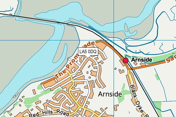 LA5 0DQ map - OS VectorMap District (Ordnance Survey) LA5 0DQ map - OS VectorMap District (Ordnance Survey)