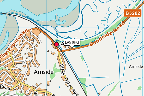 LA5 0HQ map - OS VectorMap District (Ordnance Survey)