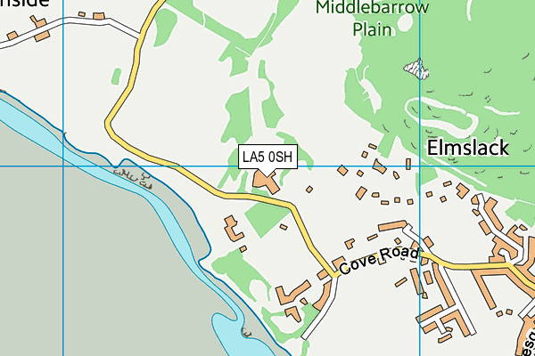LA5 0SH map - OS VectorMap District (Ordnance Survey) LA5 0SH map - OS VectorMap District (Ordnance Survey)