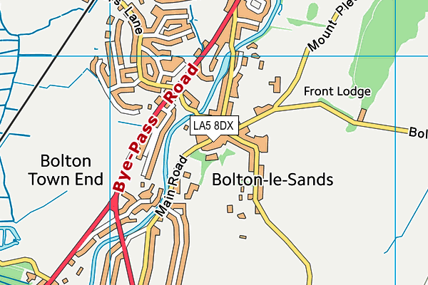 LA5 8DX map - OS VectorMap District (Ordnance Survey) LA5 8DX map - OS VectorMap District (Ordnance Survey)