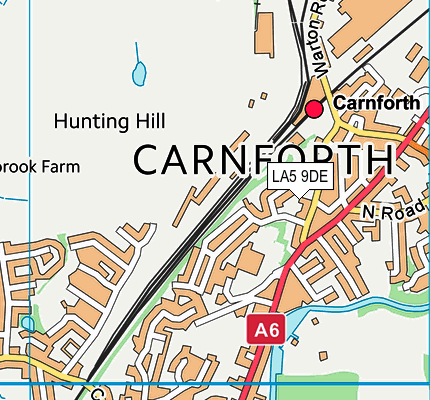 LA5 9DE map - OS VectorMap District (Ordnance Survey) LA5 9DE map - OS VectorMap District (Ordnance Survey)