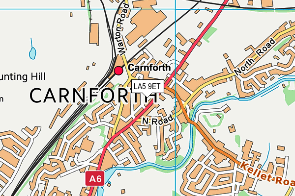 LA5 9ET map - OS VectorMap District (Ordnance Survey) LA5 9ET map - OS VectorMap District (Ordnance Survey)