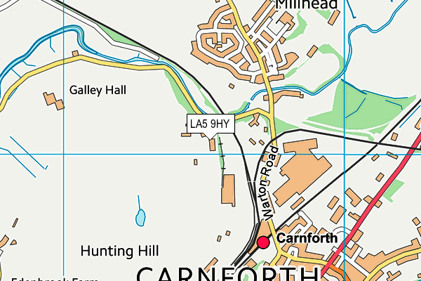 LA5 9HY map - OS VectorMap District (Ordnance Survey) LA5 9HY map - OS VectorMap District (Ordnance Survey)