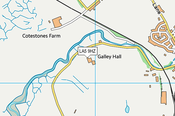 LA5 9HZ map - OS VectorMap District (Ordnance Survey) LA5 9HZ map - OS VectorMap District (Ordnance Survey)