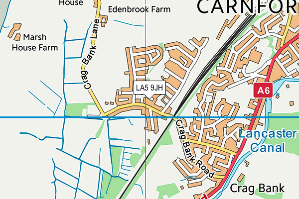 LA5 9JH map - OS VectorMap District (Ordnance Survey) LA5 9JH map - OS VectorMap District (Ordnance Survey)