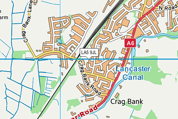 LA5 9JL map - OS VectorMap District (Ordnance Survey) LA5 9JL map - OS VectorMap District (Ordnance Survey)