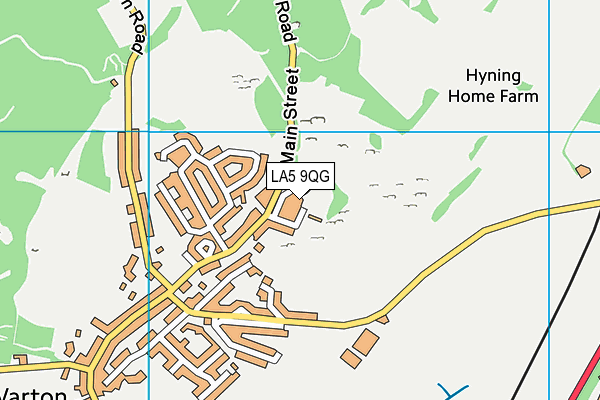 LA5 9QG map - OS VectorMap District (Ordnance Survey) LA5 9QG map - OS VectorMap District (Ordnance Survey)