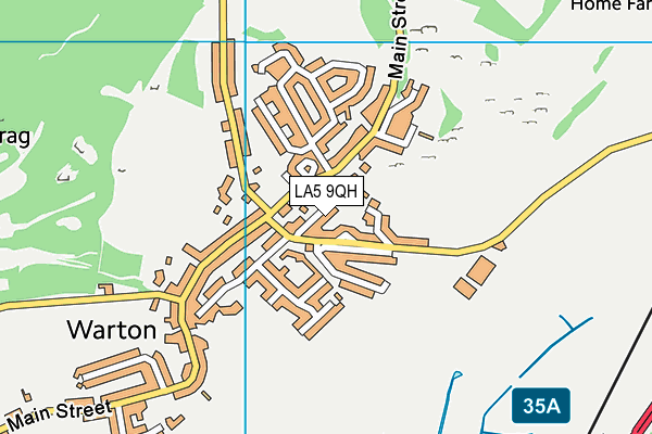 LA5 9QH map - OS VectorMap District (Ordnance Survey) LA5 9QH map - OS VectorMap District (Ordnance Survey)