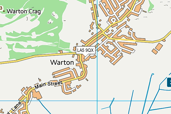 LA5 9QX map - OS VectorMap District (Ordnance Survey) LA5 9QX map - OS VectorMap District (Ordnance Survey)