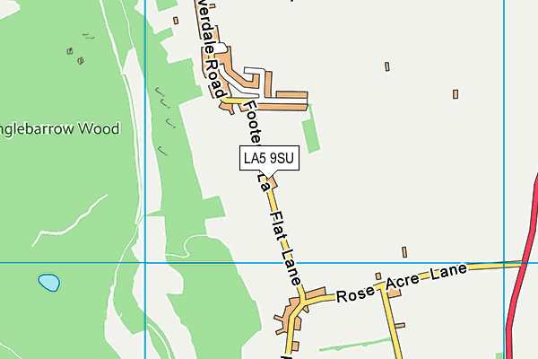 LA5 9SU map - OS VectorMap District (Ordnance Survey) LA5 9SU map - OS VectorMap District (Ordnance Survey)
