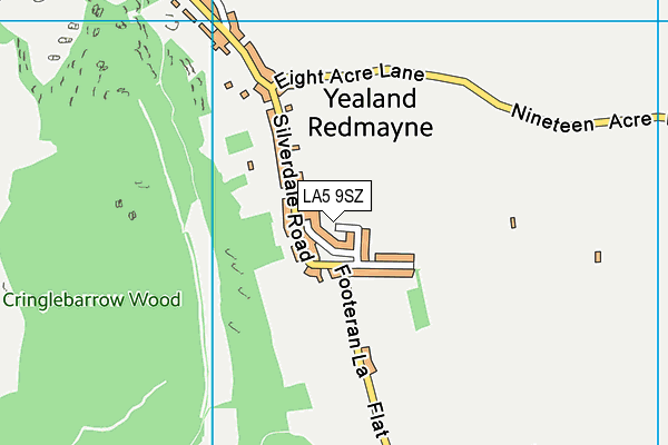 LA5 9SZ map - OS VectorMap District (Ordnance Survey) LA5 9SZ map - OS VectorMap District (Ordnance Survey)