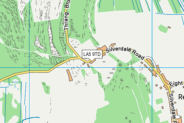 LA5 9TD map - OS VectorMap District (Ordnance Survey) LA5 9TD map - OS VectorMap District (Ordnance Survey)