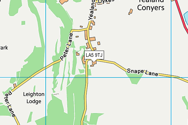 LA5 9TJ map - OS VectorMap District (Ordnance Survey) LA5 9TJ map - OS VectorMap District (Ordnance Survey)