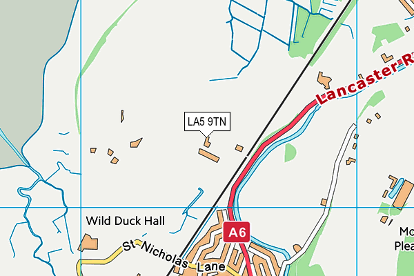 LA5 9TN map - OS VectorMap District (Ordnance Survey) LA5 9TN map - OS VectorMap District (Ordnance Survey)