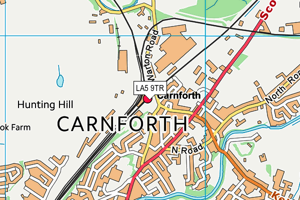 LA5 9TR map - OS VectorMap District (Ordnance Survey) LA5 9TR map - OS VectorMap District (Ordnance Survey)
