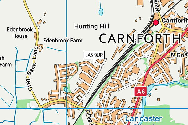 LA5 9UP map - OS VectorMap District (Ordnance Survey) LA5 9UP map - OS VectorMap District (Ordnance Survey)