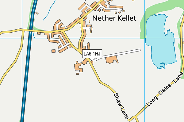 LA6 1HJ map - OS VectorMap District (Ordnance Survey) LA6 1HJ map - OS VectorMap District (Ordnance Survey)