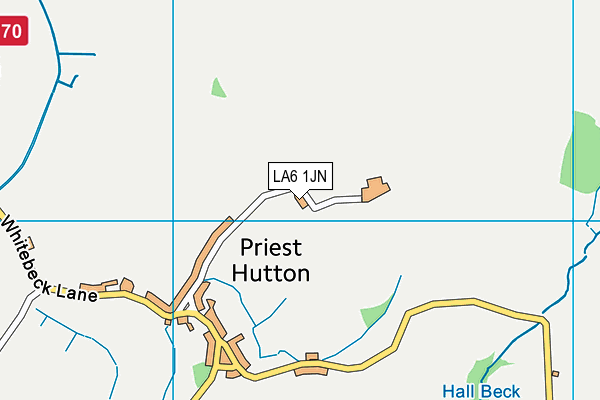 LA6 1JN map - OS VectorMap District (Ordnance Survey)