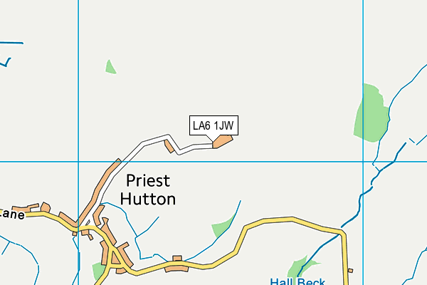 LA6 1JW map - OS VectorMap District (Ordnance Survey)