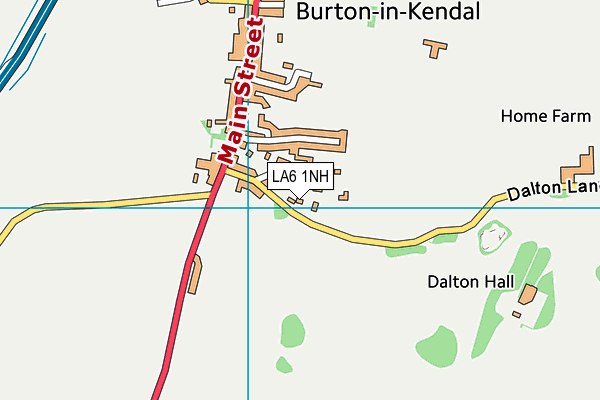 LA6 1NH map - OS VectorMap District (Ordnance Survey) LA6 1NH map - OS VectorMap District (Ordnance Survey)