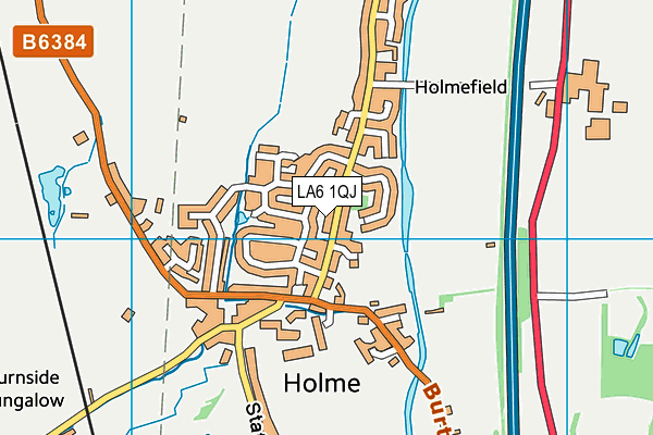 LA6 1QJ map - OS VectorMap District (Ordnance Survey) LA6 1QJ map - OS VectorMap District (Ordnance Survey)