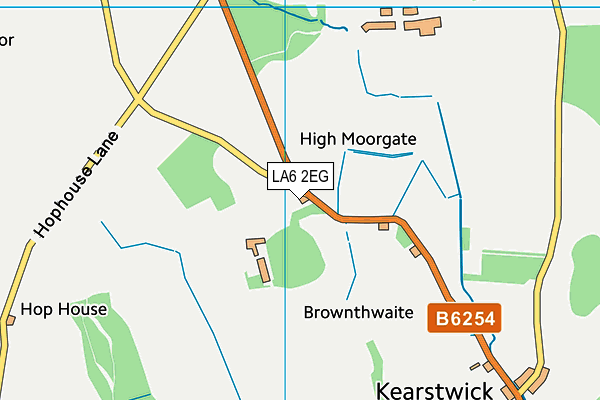 LA6 2EG map - OS VectorMap District (Ordnance Survey) LA6 2EG map - OS VectorMap District (Ordnance Survey)