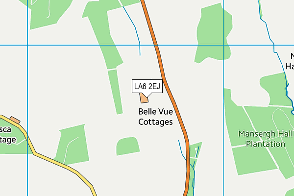 LA6 2EJ map - OS VectorMap District (Ordnance Survey) LA6 2EJ map - OS VectorMap District (Ordnance Survey)