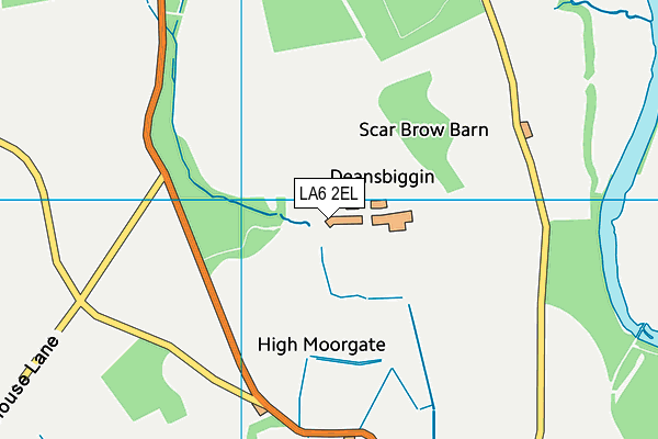 LA6 2EL map - OS VectorMap District (Ordnance Survey) LA6 2EL map - OS VectorMap District (Ordnance Survey)